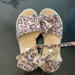Cheetah espadrilles